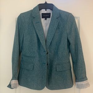 Banana Republic teal blue jacket Size 2